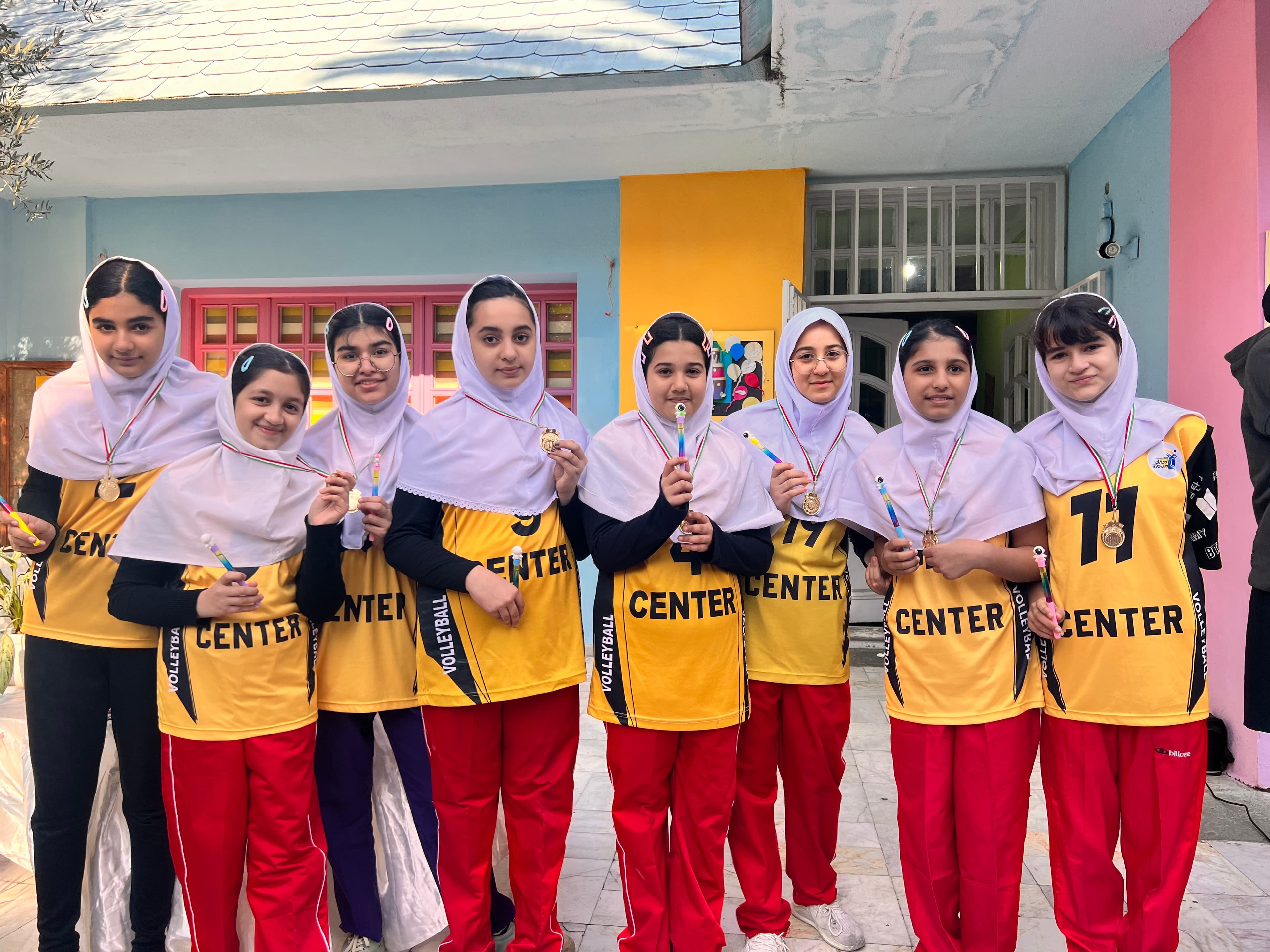 کسب مقام سوم والیبال در مسابقات شهرستانی