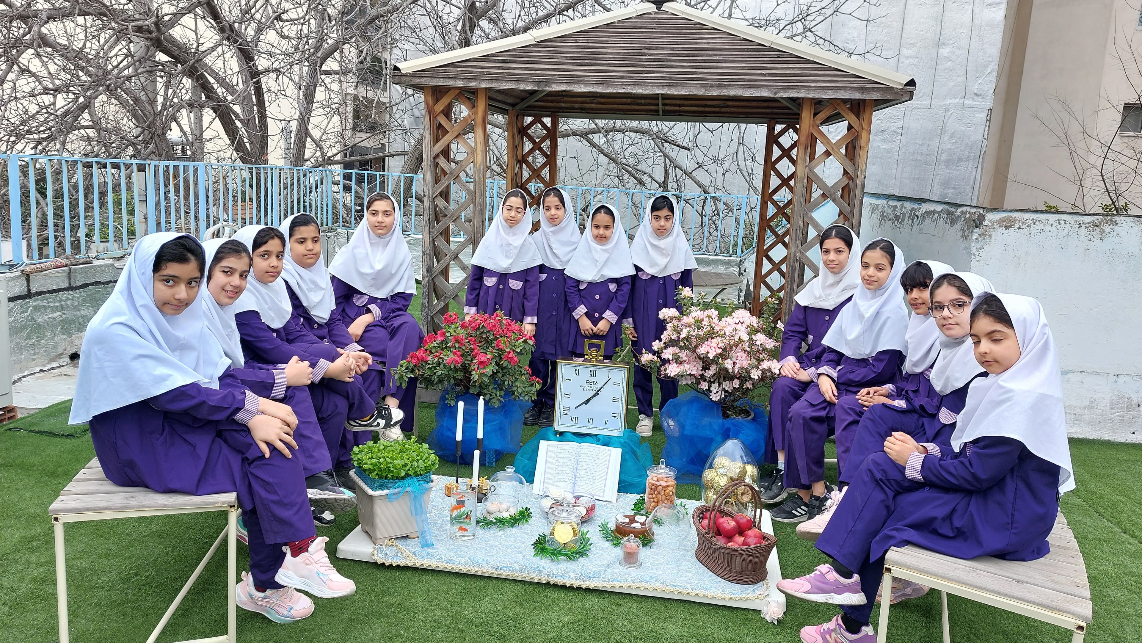 گرامیداشت آیین باستانی نوروز در مدرسه